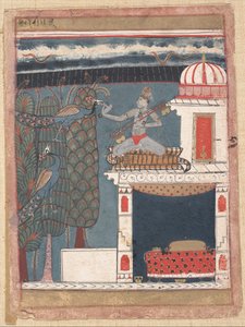 Setmalar Ragini: Folio de una serie de ragamala Guirnalda de Modos Musicales, ca. 1630-40 de Unbekannt