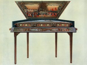 Dulcimer del siglo XVII de la colección de H. Boddington, 1948 de Unbekannt