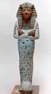 Figura Shabti de Ramsés IV, egipcio, Dinastía XX de Unbekannt