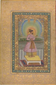 Shah Jahan en una terraza, 1627 de Unbekannt
