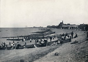 Sheerness - El paseo y la playa, 1895 de Unbekannt