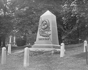Tumba de Sheridan, Cementerio Nacional de Arlington, Virginia, EE.UU.