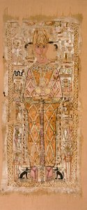 Sudario de Nespawtytawy, inscrito en jeroglíficos, siglo II