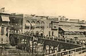 Vista Lateral del Puente Whiteley, Basora, c1918-c1939