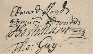 Firma de Edward Lloyd, 1692, 1928 de Unbekannt