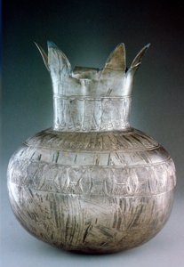 Jarrón de granada de plata, de la tumba de Tutankamón, siglo XIV a.C. de Unbekannt
