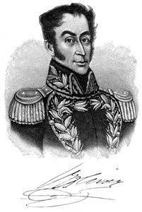 Simón Bolívar, líder revolucionario sudamericano del siglo XIX, 1901 de Unbekannt