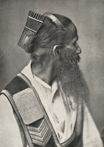 Sirviente cingalés con peine de carey, 1926