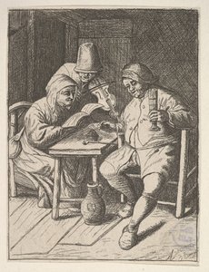Parejas cantando y violín, 1610-85 de Unbekannt
