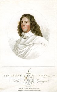 Sir Henry Vane el Joven, estadista y autor inglés, 1814 de Unbekannt