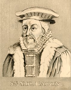 Sir Nicholas Bacon, 1510-1579, 1830 de Unbekannt