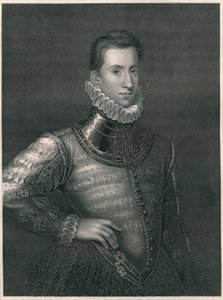 Sir Philip Sidney, c. 1576, principios-mediados del siglo XIX de Unbekannt