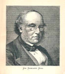 Sir Rowland Hill, creador del sello postal, 1893 de Unbekannt