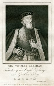 Sir Thomas Gresham, comerciante y financiero británico, siglo XVI 1793
