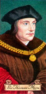 Sir Thomas More, de una serie de tarjetas de cigarrillos, 1935 de Unbekannt