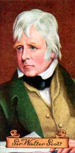 Sir Walter Scott, tomado de una serie de tarjetas de cigarrillos, 1935 de Unbekannt