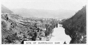 Sitio de la Presa Burrinjuck, Nueva Gales del Sur, Australia, 1928 de Unbekannt