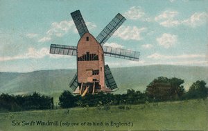 Molino de viento Six Swift, Kingston, cerca de Lewes, Sussex de Unbekannt