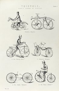 Seis formas tempranas de bicicleta de Unbekannt