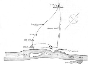 Mapa Esquemático de los Movimientos del 17 al 21 de enero de 1885, c1885