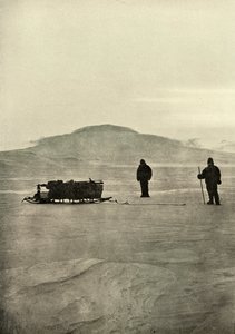 Deslizándose en la barrera antes del regreso del sol, c1908, 1909 de Unbekannt