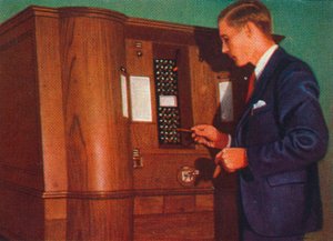 Máquina tragamonedas que juega bridge, 1938 de Unbekannt