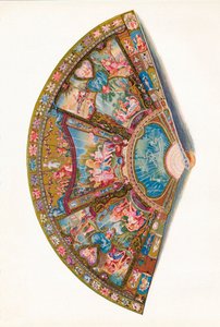 Pequeño abanico de vestir, 1901 de Unbekannt