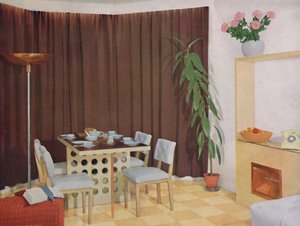 Pequeña sala de estar-comedor, 1938 de Unbekannt