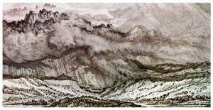 Snowdon, una Tormenta Aproximándose, 1853 de Unbekannt