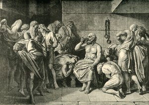 Sócrates bebiendo la cicuta, 1890