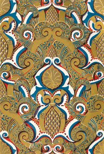 Sofito del gran arco en la entrada del Patio del Estanque de Peces, 1907 de Unbekannt