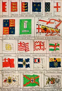 Algunas banderas del pasado, siglo XIX de Unbekannt