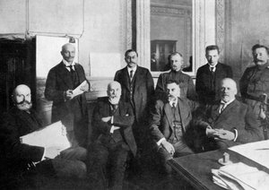 Algunos de los líderes de la revolución rusa, 1917, c1920