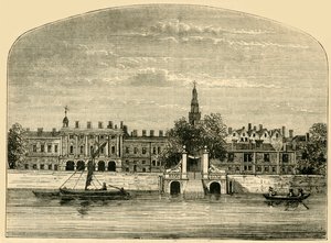 Somerset House y escaleras, 1881 de Unbekannt