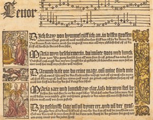 Canto a la Virgen, c. 1500 de Unbekannt