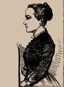 Sofía Perovskaya ante el tribunal, 1881 de Unbekannt