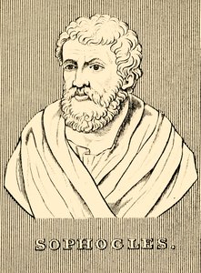 Sófocles, c. 497-405 a.C., 1830 de Unbekannt