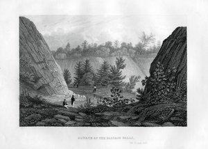Fuente de las Cataratas del Passaic, Nueva Jersey, 1855