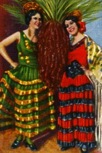 Bailarines españoles, c1928