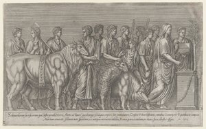 Speculum Romanae Magnificentiae: Sacrificio en el Campo de Marte