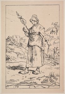 Hilandera de Auvernia, 1830-99 de Unbekannt