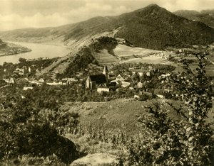 Spitz an der Donau, Wachau, Baja Austria, c1935 de Unbekannt