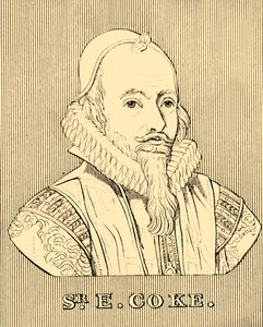 Sr. E. Coke, 1552-1634, 1830 de Unbekannt