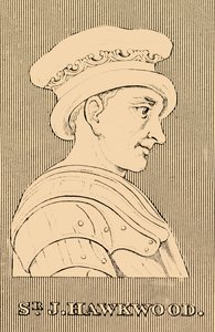 Sr. J, Hawkwood, c1323-1394, 1830 de Unbekannt