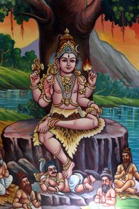 Templo hindú Sri Vadapathira Kaliamman. Shiva. Singapur de Unbekannt