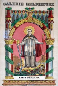 San Bernardo de Claraval, siglo XIX de Unbekannt