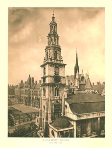 San Clemente Danes, El campanario, mediados-finales del siglo XIX de Unbekannt