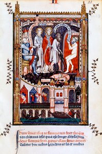San Denis es arrojado al horno, 1317