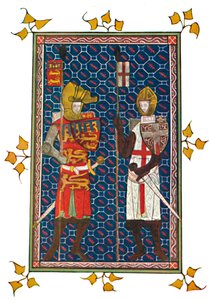 San Jorge y el Conde Plantagenet de Lancaster, c1295 de Unbekannt