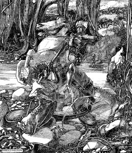 San Jorge y el dragón, 1901 de Unbekannt